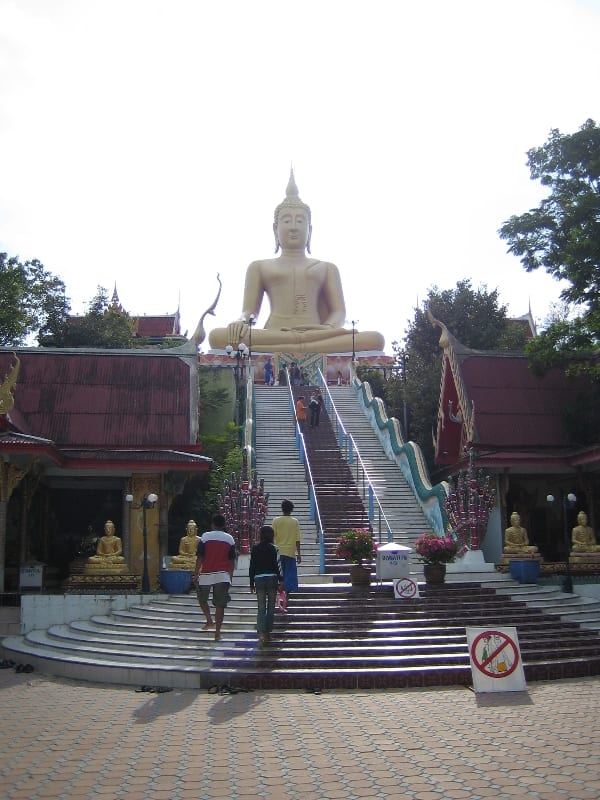 Big Buddha - scooter rental area in Koh Samui