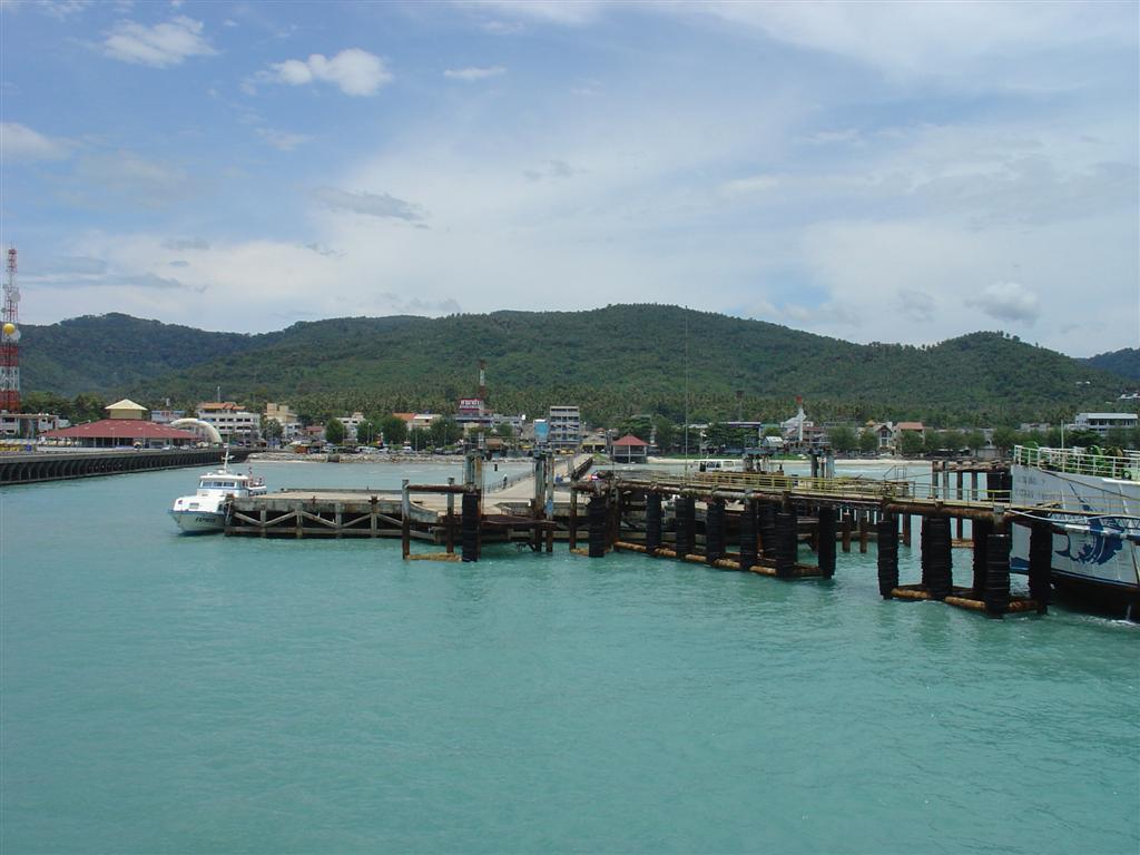 Nathon - scooter rental area in Koh Samui